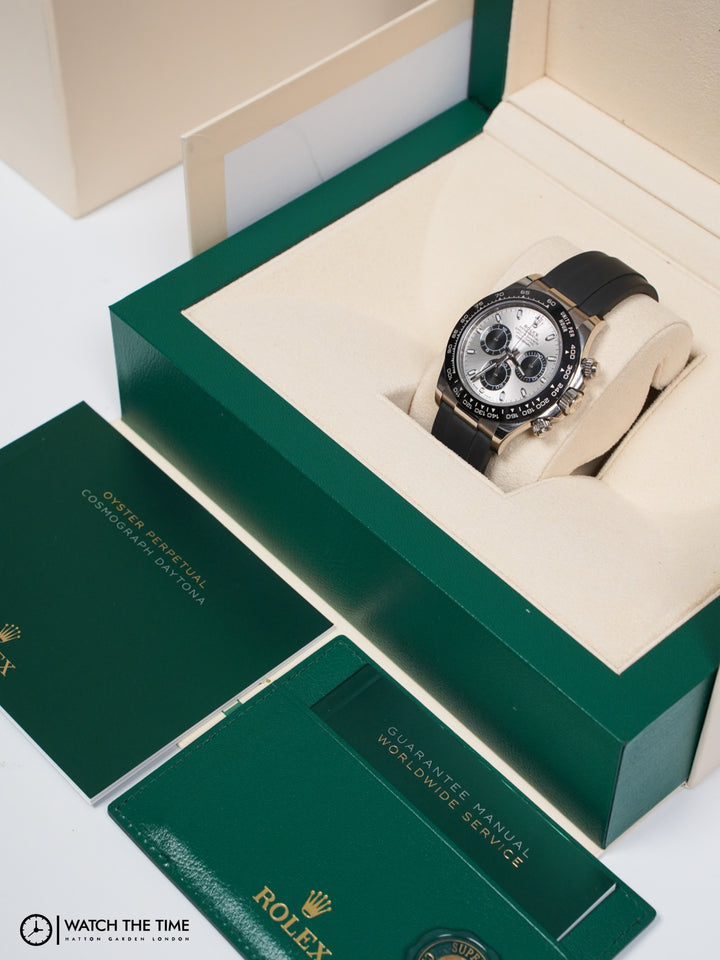 Rolex Daytona Ghost 116519LN Silver Chronograph White Gold - 2022