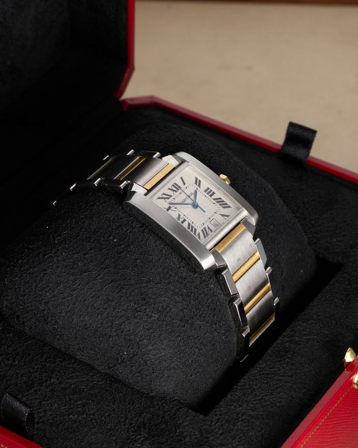 Cartier Tank Francaise White Stainless Steel Unknown - W51005Q4