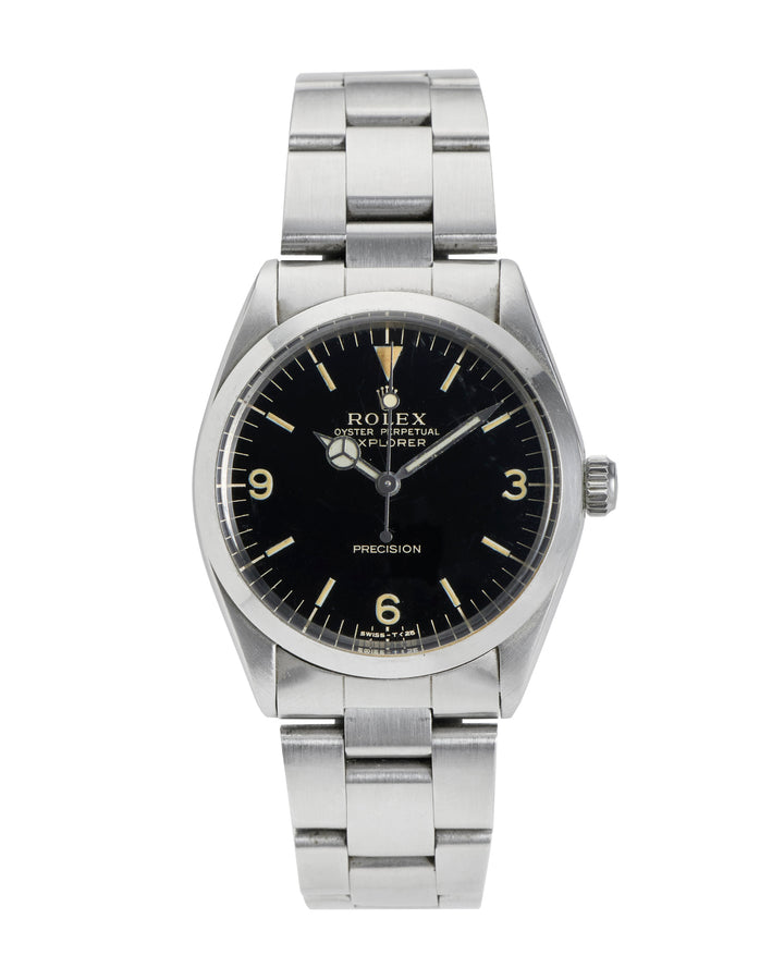 Rolex Explorer 34 Black Stainless Steel 1966 - 5560