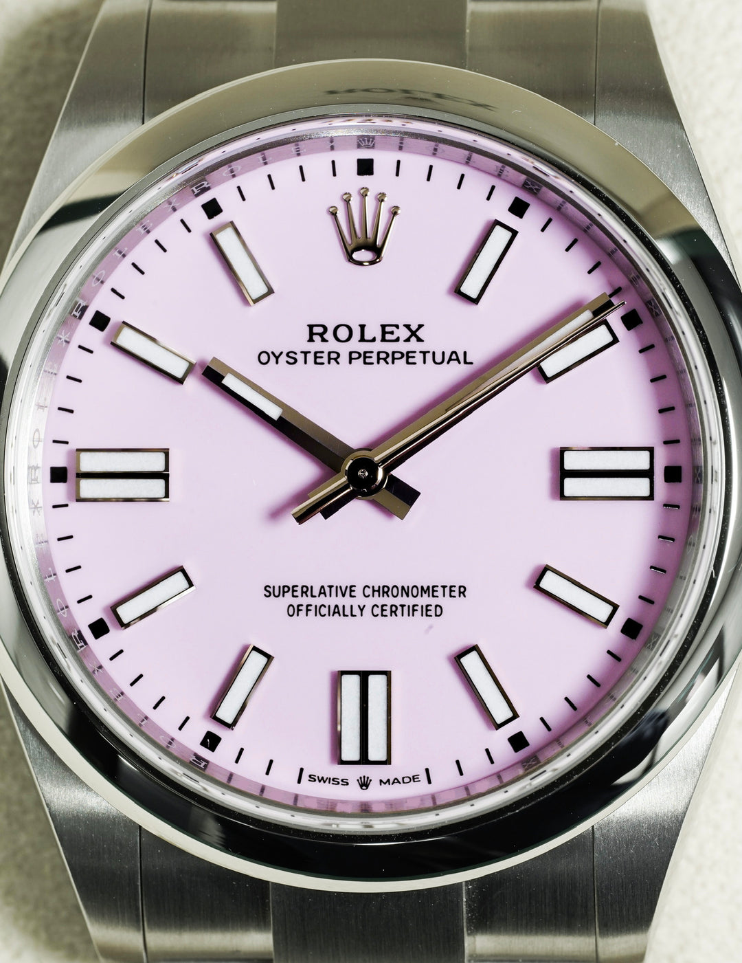 Rolex Oyster Perpetual 41 134300 Pink Dial Stainless Steel - 2025