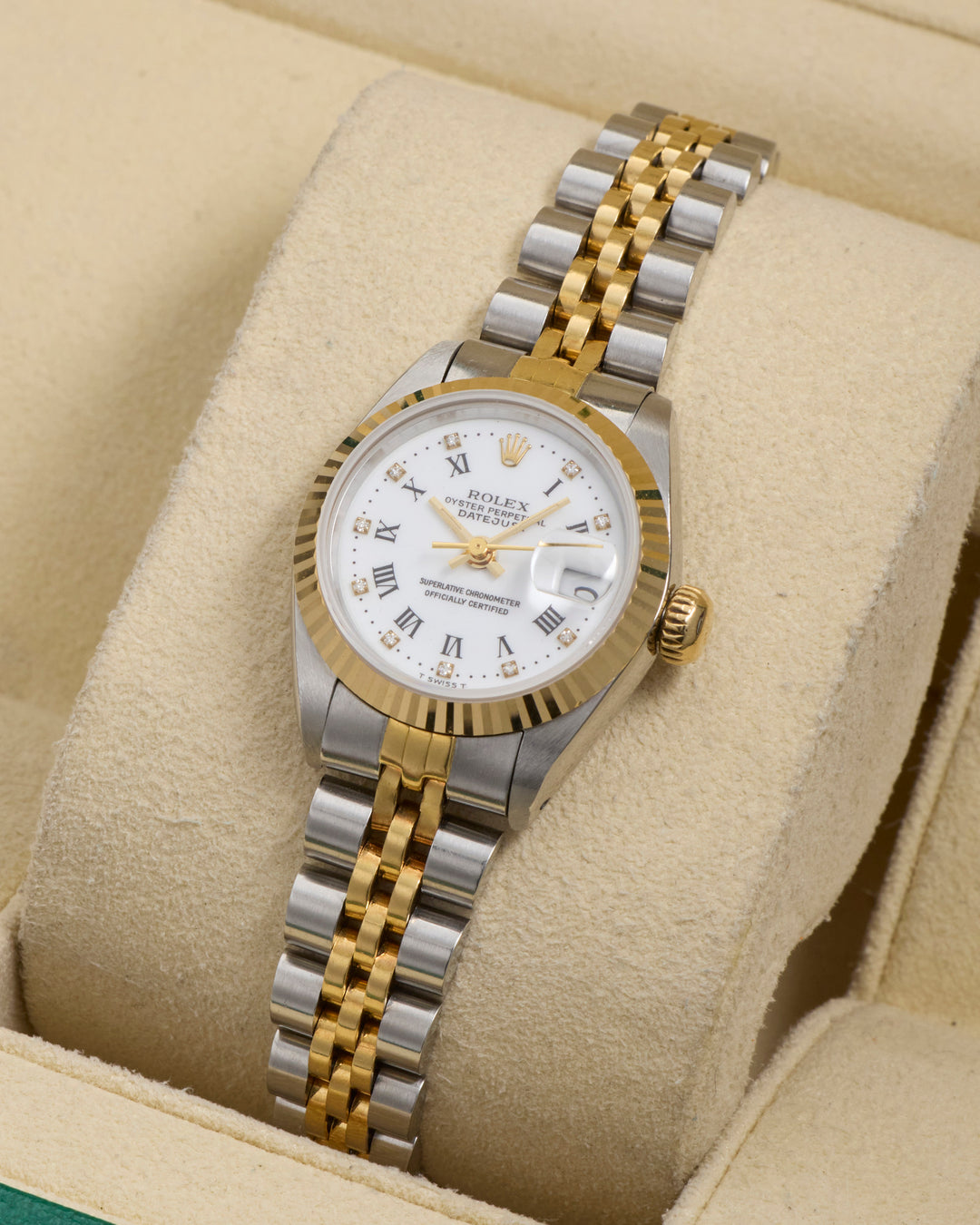 Rolex Datejust 26 White Stainless Steel Yellow Gold 1991 - 69173