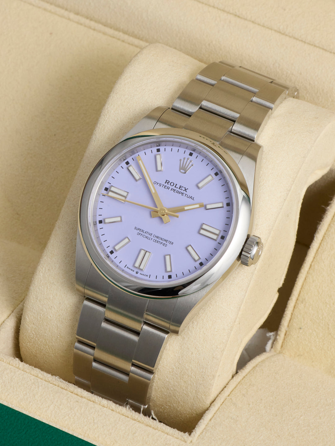 Rolex Oyster Perpetual 41 Lavender Stainless Steel 2026 - 134300
