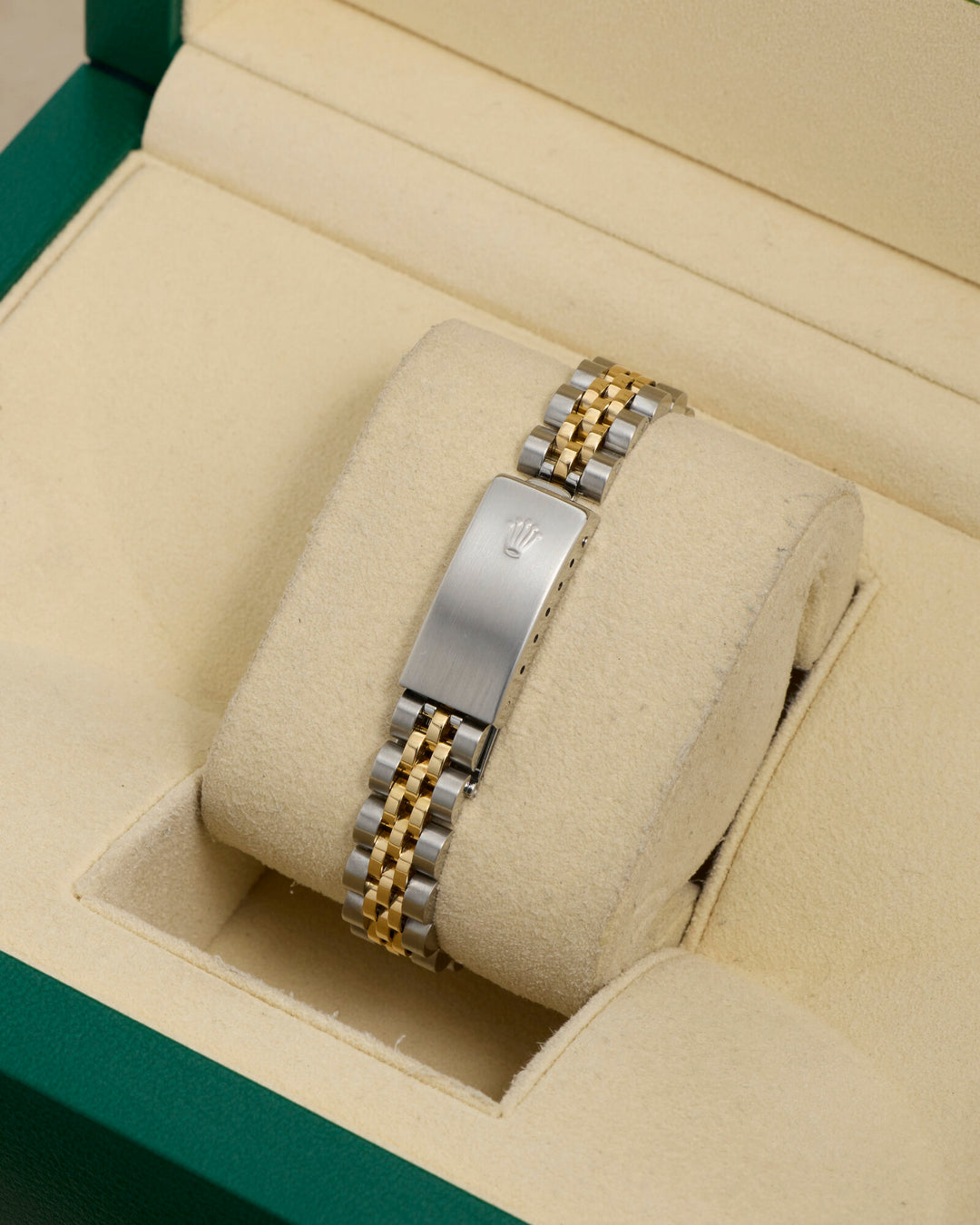 Rolex Datejust 26 Turquoise Diamond Dot Stainless Steel Yellow Gold 1986 - 69173