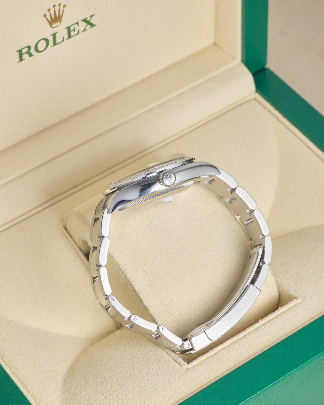 Rolex Datejust 36 Blue Factory Diamond Bezel Stainless Steel 2026 - 126284RBR