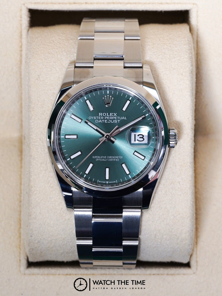 Rolex Datejust 126200 Mint Green - 2025