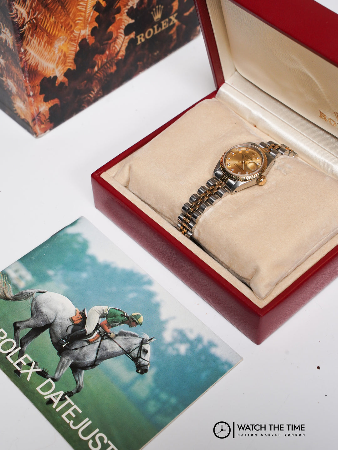 Rolex Datejust 26 69173 Champagne Diamond Stainless Steel & Yellow Gold - 1988