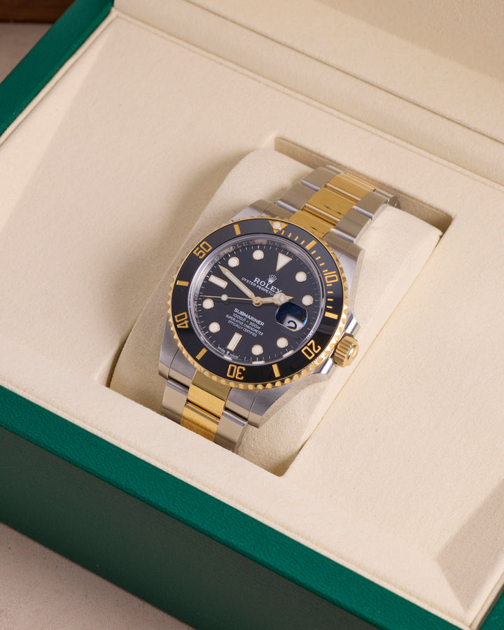 Rolex Submariner 41 Black Stainless Steel & Yellow Gold 2021 - 126613LN