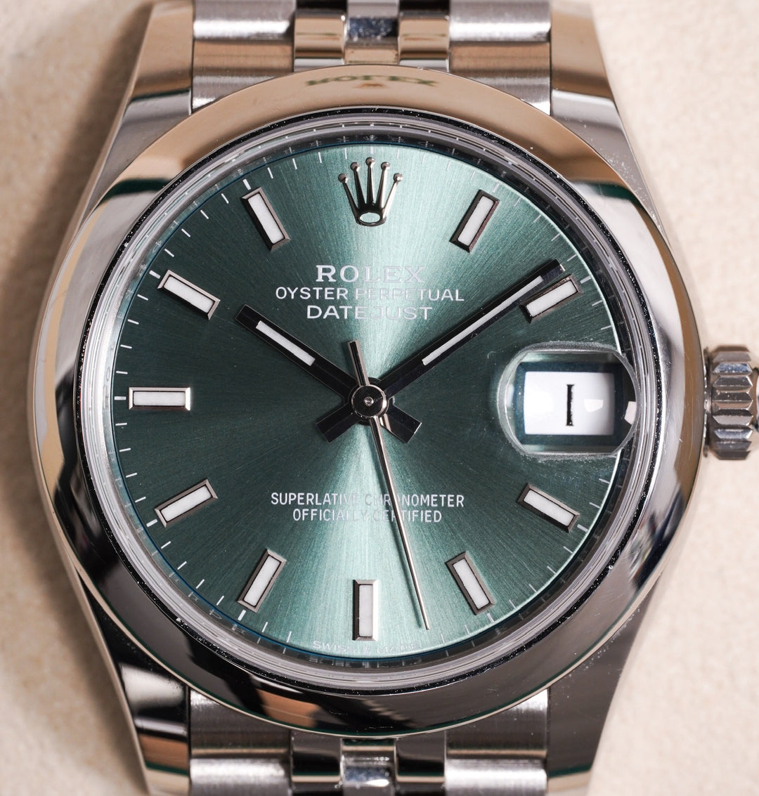 Rolex Datejust 31 278240 Mint Green Stainless Steel - 2024