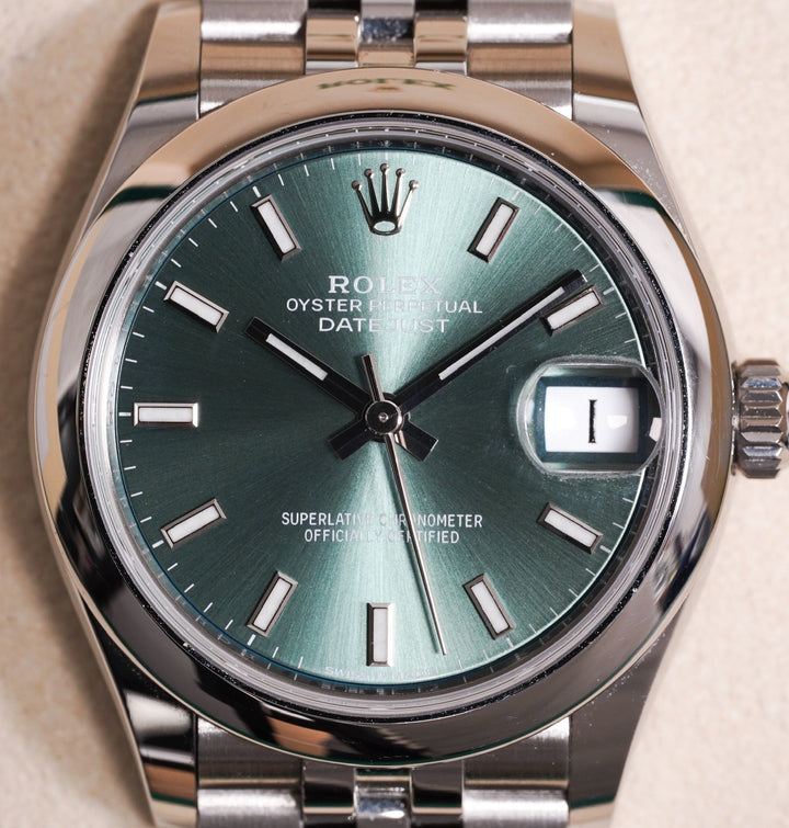 Rolex Datejust 31 278240 Mint Green Stainless Steel - 2024