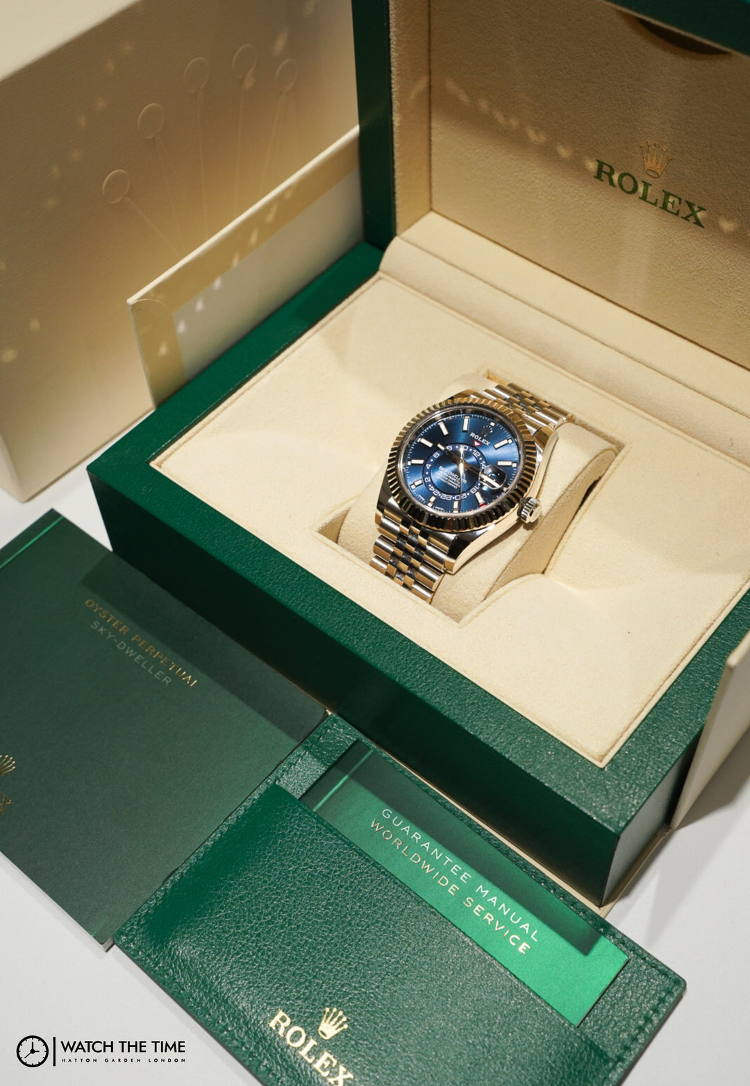 Rolex SkyDweller Blue Stainless Steel 42 mm - 326934