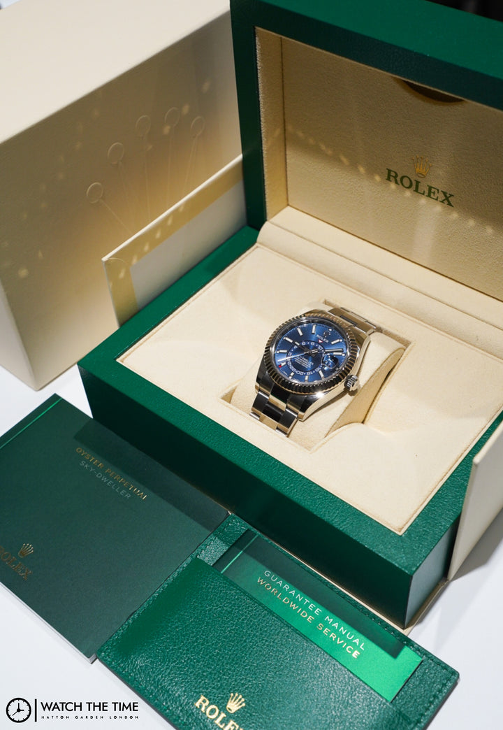 Rolex SkyDweller Blue Stainless Steel 42 mm - 326934