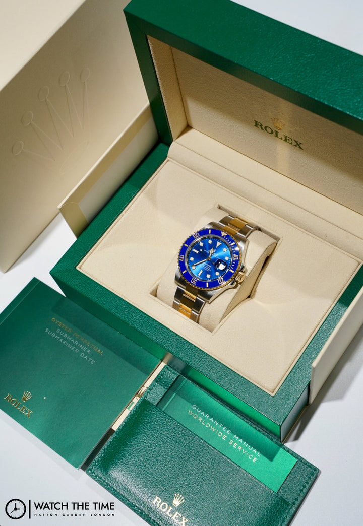 Rolex Submariner Blue Stainless Steel Yellow Gold 41 mm - 126613LB