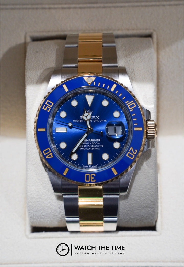 Rolex Submariner Blue Stainless Steel Yellow Gold 41 mm - 126613LB